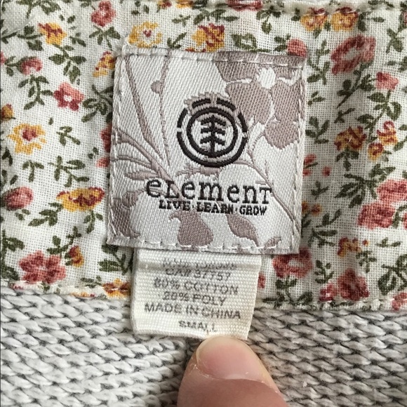 Element Gray Peacoat Style Jacket | Size small - Picture 5 of 6